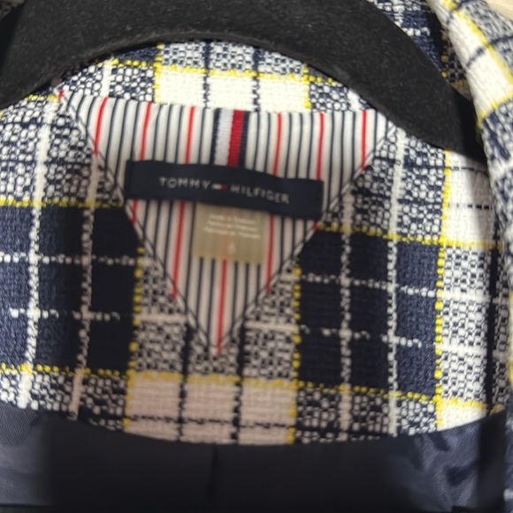 Plaid Double-Breasted Women's Blazer - Picture 2 of 3